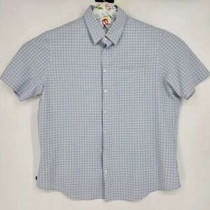 Mizzen Main Shirt Mens XXL Button Up Lightweight Leeward Short Sleeve Trim Fit